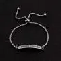 Foreve Friends Stainless Steel Engraved Inspirational Adjustable Bracelet Jewelry for Women Girls Foreve Friends Stainless Steel Engraved Inspirational Adjustable Bracelet Jewelry for Women Girls