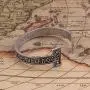 HAQUIL Viking Jewelry Metal Alloy Runes Cuff Bracelet for Men and Women HAQUIL Viking Jewelry Metal Alloy Runes Cuff Bracelet for Men and Women