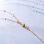 Unicra Gold Hot Fashion Women Bang Bang Multilayer Pendant Chain Statement Long Necklace with Pendant