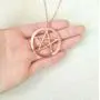 MANZHEN Gold Silver Supernatural Star Pentagram Pentacle Pendant Necklace Wicca Pagan Jewelry MANZHEN Gold Silver Supernatural Star Pentagram Pentacle Pendant Necklace Wicca Pagan Jewelry