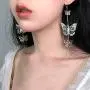 FXmimior Fashion Women Earrings Vintage Silver Butterfly Long Bohemian Long Chain Drop Dangle Earrings Jewelry for Women and Girls FXmimior Fashion Women Earrings Vintage Silver Butterfly Long Bohemian Long Chain Drop Dangle Earrings Jewelry for Women and Girls