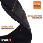 RAK Magnetic Wristband with Strong Magnets for Holding Screws, Nails, Drill Bits for DIY Handyman, Father/Dad, Husband, Boyfriend, Him, Men, Women (Black)