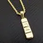 BLINGFACTORY Hip Hop Iced Lab Diamond Xanax Pendant & 4mm 24'' Rope Chain Necklace BLINGFACTORY Hip Hop Iced Lab Diamond Xanax Pendant & 4mm 24'' Rope Chain Necklace