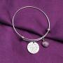 Faith of A Mustard Seed Bracelet Keyring Matthew 17:20 Faith Jewelry
