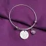 Faith of A Mustard Seed Bracelet Keyring Matthew 17:20 Faith Jewelry