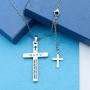 HN HNHB Christian Necklace Bible Verse God is Greater Than Highs and Lows Necklace Cross Faith Religious Jewelry for Women Birthdays First Communion Confirmations Christmas Baptisms Easter