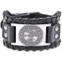 fishhook The Sigil of The Archangel Michael for Protection Courage Power and Strength Bangle Leather Bracelet fishhook The Sigil of The Archangel Michael for Protection Courage Power and Strength Bangle Leather Bracelet