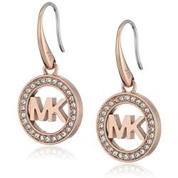 Michael Kors MK Logo Drop Earrings