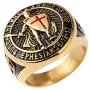 HZMA Knights Templar Put On The Whole Armor of God Ephesians 6:13-17 Red Cross Design Mens Stainless Steel Ring HZMA Knights Templar Put On The Whole Armor of God Ephesians 6:13-17 Red Cross Design Mens Stainless Steel Ring