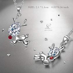 LADY COLOUR Necklace for Women Jewelry Made with Crystals from Austria Birthday Anniversary for Wife Girlfriend Sister with Gift Box, Soft Cloth
