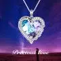 TOUPOP I Love You Forever Jewelry s925 Sterling Silver Infinity Heart Pendant Necklace Jewelry Gifts for Women Wife Girlfriend Mom Wedding Anniversary Birthday Mothers Day TOUPOP I Love You Forever Jewelry s925 Sterling Silver Infinity Heart Pendant Necklace Jewelry Gifts for Women Wife Girlfriend Mom Wedding Anniversary Birthday Mothers Day