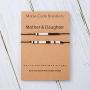 Mother Daughter Morse Code Bracelet Matching Jewelry Gift Set for 2 Handmade Stainless Steel Beads on Silk Cord …