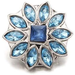 LOVGLISTEN 12pcs 20mm Snap Button Chunk Jewelry Charms Snap Bracelet Accessories for Women
