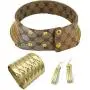 Aijian African Jewelry Statement Chokers Egypt Gold Tone Choker Chunky Leather Collar Necklace/African Choker Punk Necklace Gothic (c-1 Set (Gold)) Aijian African Jewelry Statement Chokers Egypt Gold Tone Choker Chunky Leather Collar Necklace/African Choker Punk Necklace Gothic (c-1 Set (Gold))