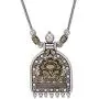 Ethnadore Bohemian Vintage Antique Indian Oxidized Gold Silver Peacock Pendant Chain Statement Necklace Jewelry Ethnadore Bohemian Vintage Antique Indian Oxidized Gold Silver Peacock Pendant Chain Statement Necklace Jewelry