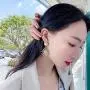 Temperament Zircon Sun Moon Stars Asymmetric Drop Dangle Earrings for Women Jewelry Fashion Metal Sunflower Inlaid Pearl Stud Earrings Temperament Zircon Sun Moon Stars Asymmetric Drop Dangle Earrings for Women Jewelry Fashion Metal Sunflower Inlaid Pearl Stud Earrings