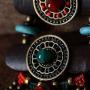 Handmade Jewelry Pendant Long Necklace Ethnic Jewelry for Women Bohemian Necklace for Women Jewelry Vintage Style Wood Pendant are Necklaces Ethnic Jewelry Long Necklace Bohemian Jewelry for Woman