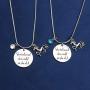 Joycuff Unicorn Gifts for Girls Daughter Birthstone Birthday Inspirational Necklace Charm Pendant Jewelry