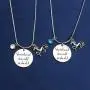 Joycuff Unicorn Gifts for Girls Daughter Birthstone Birthday Inspirational Necklace Charm Pendant Jewelry