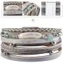 Leather Wrap Bracelet Baroque Pearl Multi Strand Cuff Bracelet Magnetic Multilayer Bracelet Bohemian Jewelry for Women, Sister, Wife Leather Wrap Bracelet Baroque Pearl Multi Strand Cuff Bracelet Magnetic Multilayer Bracelet Bohemian Jewelry for Women, Sister, Wife