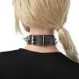 YiZYiF Punk Gothic PU Leather Studded Neck Collar Choker Necklace with Rivets Halloween Party Roleplay Clubwear Rock Jewelry