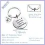 BEKECH Sober Gift Sobriety Anniversary Keychain Life is A Journey Not A Destination 1 Month 6 Months 1 Year 2 Years 3 Year AA Yearly Recovery Jewelry Gift for Women Men BEKECH Sober Gift Sobriety Anniversary Keychain Life is A Journey Not A Destination 1 Month 6 Months 1 Year 2 Years 3 Year AA Yearly Recovery Jewelry Gift for Women Men