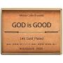 Morse Code Bracelet 14k Gold Plated Beads on Silk Cord Secret Message GOD is Good Bracelet Gift Jewelry for Her