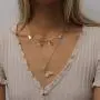 fxmimior Butterfly Collar Choker Boho Insect Necklace for Women Girls Ladies Dainty Fashion Jewelry (Silver)