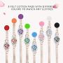 Jack & Rose Essential Oil Diffuser Bracelet, Tree of Life Jewelry Aromatherapy Locket Bracelets Leather Band with 8 Color Felt Pads, Birthday Gifts for Women Daughter Girl Mom