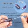 Sunligoo Urn Pendant Necklace for Ashes Cremation Memorial Keepsake Jewelry Healing Crystal Point Pendant Natural Stone Beads Necklaces for Women Girls