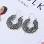 Vintage Gypsy Tribal Ethnic Hollow Dangle Hoop Earrings for Women and Girl, Lightweight Boho Indian Geometry Drop Earrings Fashion Jewelry Vintage Gypsy Tribal Ethnic Hollow Dangle Hoop Earrings for Women and Girl, Lightweight Boho Indian Geometry Drop Earrings Fashion Jewelry