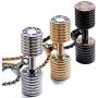 JAJAFOOK Jewelry Mens Womens Stainless Steel Fitness Gym Dumbbell Barbell Chain Pendant Necklace
