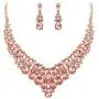 EVER FAITH Womens Wedding Jewelry Set Stunning Rhinestone Crystal Teardrop Bridal Necklace Earrings Set EVER FAITH Womens Wedding Jewelry Set Stunning Rhinestone Crystal Teardrop Bridal Necklace Earrings Set