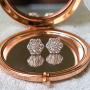 A+O Wedding Jewelry Set, Bridesmaid Gift, Necklace Set in Gold, Silver or Rose Gold