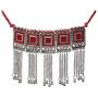 Sansar India Oxidized Choker Indian Necklace Jewelry for Girls and Women 1277