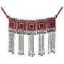Sansar India Oxidized Choker Indian Necklace Jewelry for Girls and Women 1277