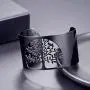 PROSTEEL Big Bangle,Cuff Bracelet,Tree of Life, Family Tree Jewelry,Wide Bangles,Mens Womens Jewelry