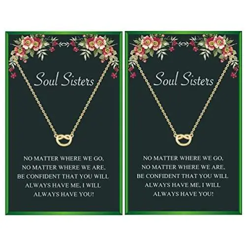 Your Always Charm Best Friend Necklace for 2 Soul Sisters Best Friend Birthday Gift Your Always Charm Best Friend Necklace for 2 Soul Sisters Best Friend Birthday Gift