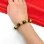 Feng Shui Wealth Pi Xiu Bracelet, 2 Pcs Black Amulet Bead Bracelets for Women Men Attract Wealth Money Good Luck Feng Shui Jewelry