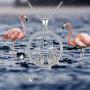 CHENGHONG Flamingo Necklace 925 Sterling Silver Cute Animal Pendant Flamingo Bird Pendant Necklace Flamingo Jewelry Gifts for Women Wife Mom