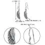 EVER FAITH Womens 925 Sterling Silver Bali Inspired Fashion Tiny Angle Wing Hook Dangle Earrings EVER FAITH Womens 925 Sterling Silver Bali Inspired Fashion Tiny Angle Wing Hook Dangle Earrings