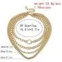 Fuqimanman2020 Gold Punk Layered Chunky Chain Necklace Lightweight Multilayer Statement Collar Necklace for Women Girls Jewelry Fuqimanman2020 Gold Punk Layered Chunky Chain Necklace Lightweight Multilayer Statement Collar Necklace for Women Girls Jewelry