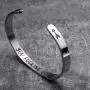 Inspirational Jewelry for Women Cuff Bangle Bracelets Stainless Steel Gifts Engraved Message Inspirational Jewelry for Women Cuff Bangle Bracelets Stainless Steel Gifts Engraved Message