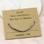 Joycuff See You in Heaven Morse Code Bracelets for Women Teen Girls Memorial Gifts Loss of Loved One Mom Dad Sympathy Jewelry Remembrance Bracelet