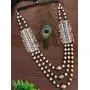 Crunchy Fashion Bollywood Traditional Indian/Bohemian Style Afgani Oxidised Silver Boho Gypsy Tribal Handmade Jewelry Necklace for Women