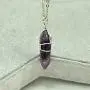 Paialco Jewelry Hand Wired Healing Crystal Point Chakra Pendant Necklace