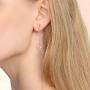 ✦Gifts for Mothers Day✦18K Gold Plating 925 Sterling Silver Cubic Zirconia Drop Earrings Hollow Love Heart/Circle CZ Hypoallergenic Earrings for Women and Girls