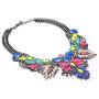 Lovage Colorful Resin Bubble Bib Statement Necklace Bohemian Chunky Collar Jewelry …