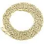 Mens Real 10K Yellow Gold Box Byzantine Link Chain 3.10mm Necklace 22-30 Inches