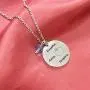De&ai Teachers in Spanish Apple Necklace, Spanish Teacher Appreciation Gift, Enseña AMA Inspira Necklace